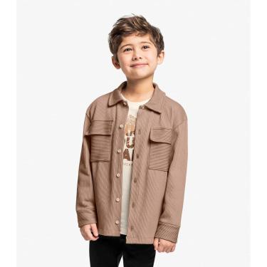 Imagem de Camisa Infantil Menino Trick Nick Marrom-Masculino