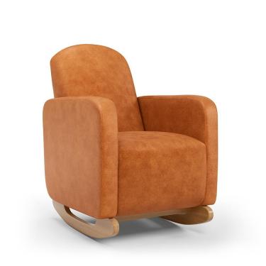 Imagem de Poltrona De Amamentação Com Balanço Orgânica Saori W01 Courissimo Canela - Lyam Decor