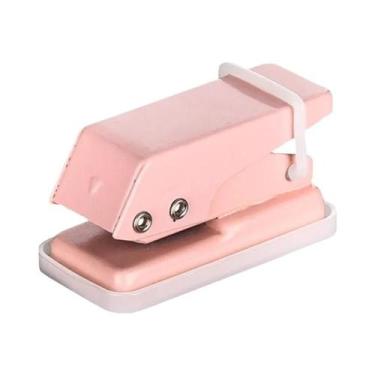 Imagem de Furador De Papel Redondo Portátil Kawaii Com Anel Único Para Escritóri