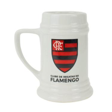 Imagem de Caneca Branca 500ml - Flamengo-Unissex