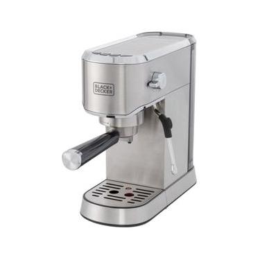 Imagem de Cafeiteira Espresso Black+Decker CEA1200G Gourmand Gris 1200W Multifunções Inox