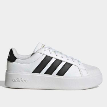 Imagem de Tênis Adidas Streettalk Bold Feminino, Branco, 37