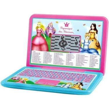 Imagem de Laptop Infantíl Computador Notebook De Brinquedo Educativo Com 60 Ativ