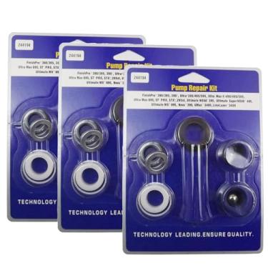 Imagem de Opendoor Kit De Reparo Bomba Reposição 244194 Para Pistola Pintura Airless 390 395 490 495 595 (3 Peças)