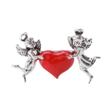 Imagem de Broches De Esmalte Unissex Femininos Com Personagens De Anjo Cupido E 