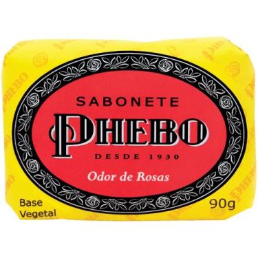 Imagem de Sabonete em Barra Odor de Rosas Pebho 90g - Phebo, 1, 90g