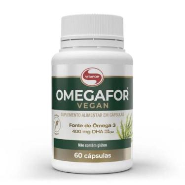 Imagem de Ômega 3 Vegano Vitafor 400mg DHA 60 Cápsulas Omegafor