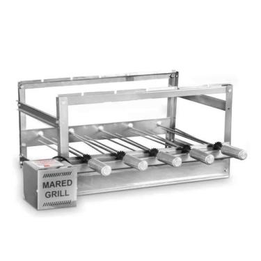 Imagem de Churrasqueira Giratória 5 Espetos Inox Mared Grill - MRD