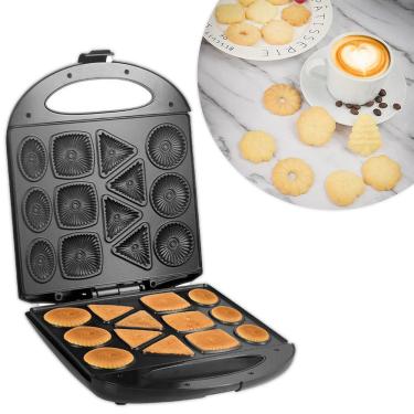 Imagem de Máquina de Fazer Biscoito Elétrica Maquina 1400W Revestimento Antiaderente 110V