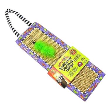 Imagem de Arranhador para Gatos Fatcat Scratchy Mat Doorknob para Porta em Sisal Natural com Catnip Orgânico 1