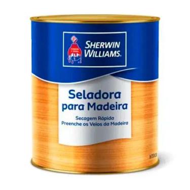 Imagem de Selador para Madeira Incolor Fosco 900ML com Secagem Rápida e Rendimento de 6 a 9m2 por Demão Transparente Sherwin