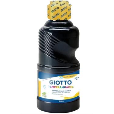 Imagem de Têmpera Guache Giotto 250ml Fila Canson Atóxica para Uso Artístico e Escolar 1 Unidade Preto