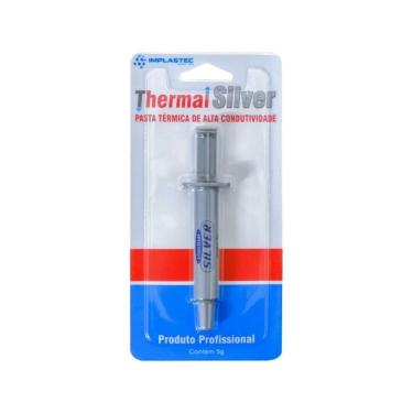 Imagem de Pasta Termica Implastec Thermal Silver Blister 5g
