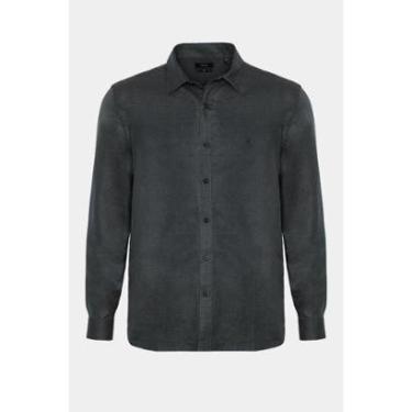 Imagem de Camisa Aramis Manga Longa Regular Linho Preto-Masculino