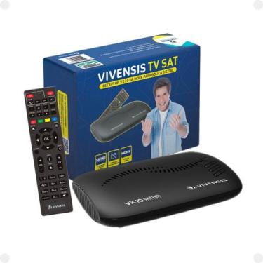 Imagem de Receptor de tv vivensis vx10 sat hd, Bivolt