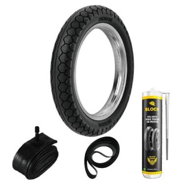 Imagem de Pneu Cg 125 Cg 150 Ybr 125 Yes 125 275-18 48p Pd29 Rinaldi + Câmara + 