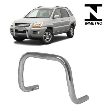 Imagem de Quebra Mato Sportage 2007 2008 2009 2010 sem chapa Cromo - CCF