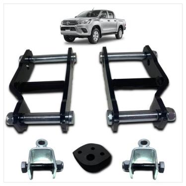Imagem de Jumelo Lift Elevação 2 Pol Hilux 16/... Reforçado +Prolongad - Borfix