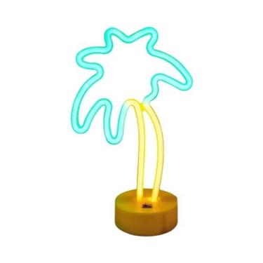 Imagem de Luminária LED Neon Flamingo Alimentada Por USB, Lâmpada Noturna Para F