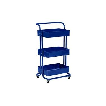 Imagem de Carrinho Organizador Berlim Azul Westwing Colorido