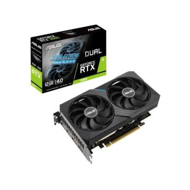 Imagem de Placa de Vídeo Asus GeForce RTX 3060 12GB - GDDR6 192 bits DUAL-RTX306