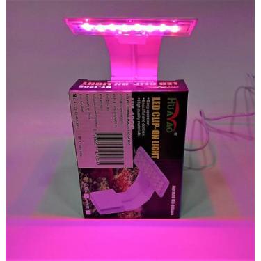 Imagem de luminaria de led retangular para aquarios de 10 a 30cm,6w 120mm - ACE 