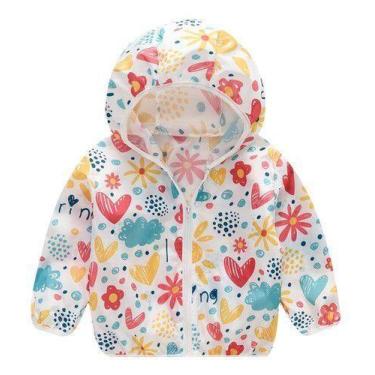 Imagem de Jaqueta Infantil Estampa Dinossauro Casaco - anjo da mamãe, Branco, 6