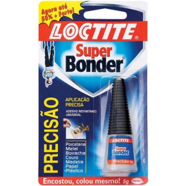 Imagem de Cola Super Bonder Cianoacrilato Instantânea 5g