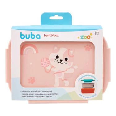 Imagem de Lancheira Bento Box Buba Zoo Gato 600ml - Buba