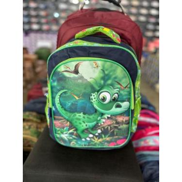 Imagem de Mochilas escolares infantil temáticos - Mix, Dino, Verde