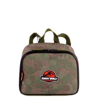 Imagem de Lancheira Infantil Jurassic PLUS M Camuflada Sestini, Colorido