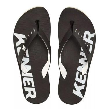 Imagem de Chinelo Sandália Kenner Red Praiano Masculino Original, Preto, Branco,