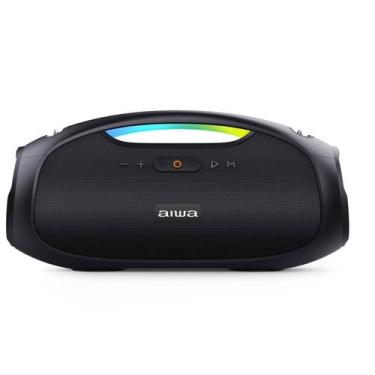 Imagem de Boombox Aiwa AWS244BT 60W RMS Bluetooth 5.3 TWS IPX6 Preta Bivolt