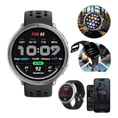 Imagem de Smartwatch Amazfit Active 2 Tela AMOLED 1.32'' GPS Alexa 5ATM Bluetoot