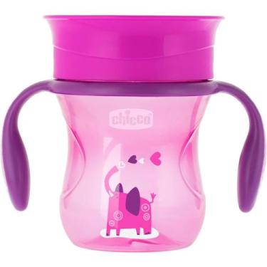 Imagem de Copo De Treinamento Chicco 360º Perfect Cup 12m+ Rosa Cor:Rosa, Rosa