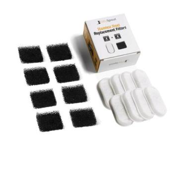 Imagem de Filtros KittySpout Wireless 2.0, kit com 8 unidades, 4 L