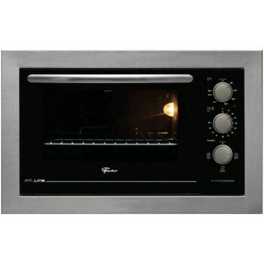 Imagem de Forno elétrico de embutir inox 48l 320c fischer fit line 127v, Inox, 1