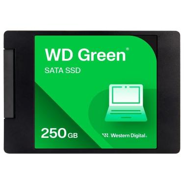 Imagem de SSD Interno WDS250G5G0A Tecnologia SATA 3 de Alta Velocidade Formato 2.5 Polegadas Preto Western Digital 256GB