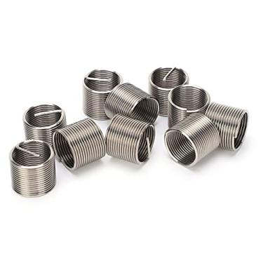 Imagem de Conjunto de reparo de rosca, fixador de conversão roscado M18x1.5x1.5D 10pcs inserção de rosca de fio para suprimentos industriais