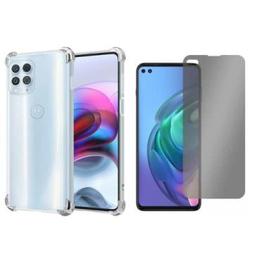 Imagem de Capa Capinha Compatível Com Motorola Moto G100 + Película Privacidade 9D - (ARMOR)