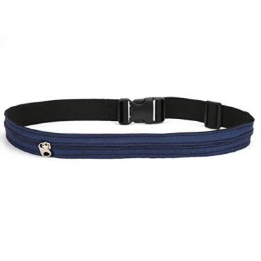 Imagem de Cinto para dinheiro, seguro, flexível, simples, estiloso, com zíper, portátil, para montanhismo, atividades ao ar livre (3 cm)