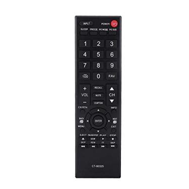 Imagem de Controle remoto de TV, novo moderno CT-90325 controle remoto portátil de substituição para Toshiba LCD Smart TV Preto