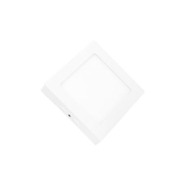 Imagem de Painel de Led Lorenzetti Quadrado de Sobrepor 12W Bivolt 3000K Luz Amarela