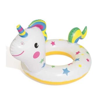 Imagem de Boia Circular Animais Unicórnio Branco