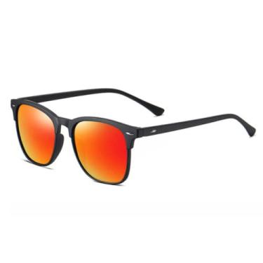 Imagem de Óculos de Sol Masculino Polarizado UV400 Lente Polarizada (Vermelho)