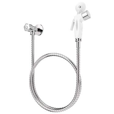 Imagem de Ducha Higiênica com Kit Completo Gatilho Branco com Mangueira Cromada 1,2m Blukit 220911