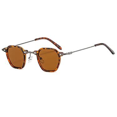 Imagem de Óculos de sol redondos femininos homens finos tipo gradientes lente liga armação de metal designer de luxo moda óculos de sol, c6, outros