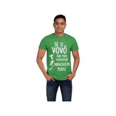 Imagem de Camiseta Presente Dia Dos Pais Presente Vovô Avô Verde Bandeira - Del