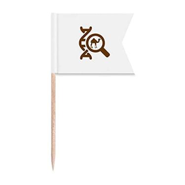 Imagem de Lupa Animal Gene Art Deco Presente Fashion Palito Bandeiras Marcação para Bolo Festa Comida Prato de Queijo