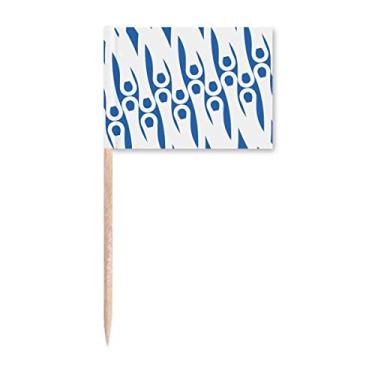 Imagem de Combinação de Vegetais Cebola Palito de Dente Corporal Marcadores Topper Decoração de Festa